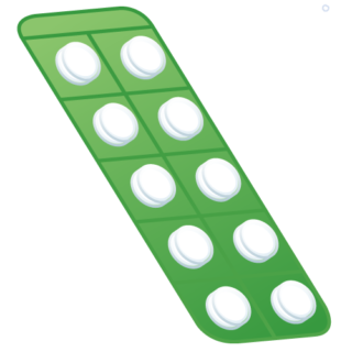 錠剤【4種類】緑色の錠剤