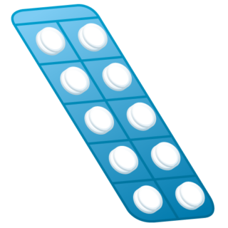 錠剤【4種類】青色の錠剤