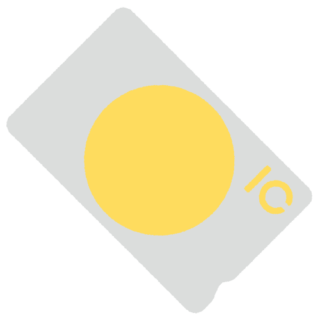 ICカード【8種類】黄色のICカード