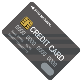 クレジットカード【2種類】黒色のクレジットカード