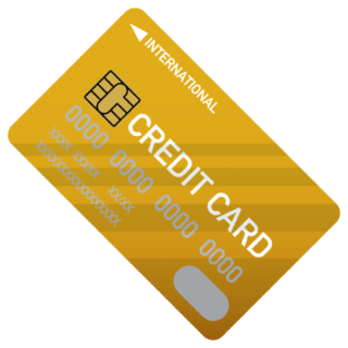 クレジットカード【2種類】金色のクレジットカード