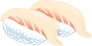 鯛のお寿司【3種類】鯛2貫